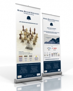 Roll-up-Displays (2.000 x 800 mm)